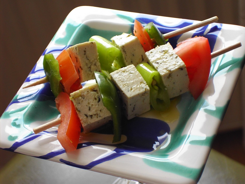 Tofu Spieße Vegan