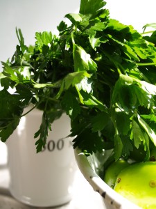Petersilie vegan Gewürz