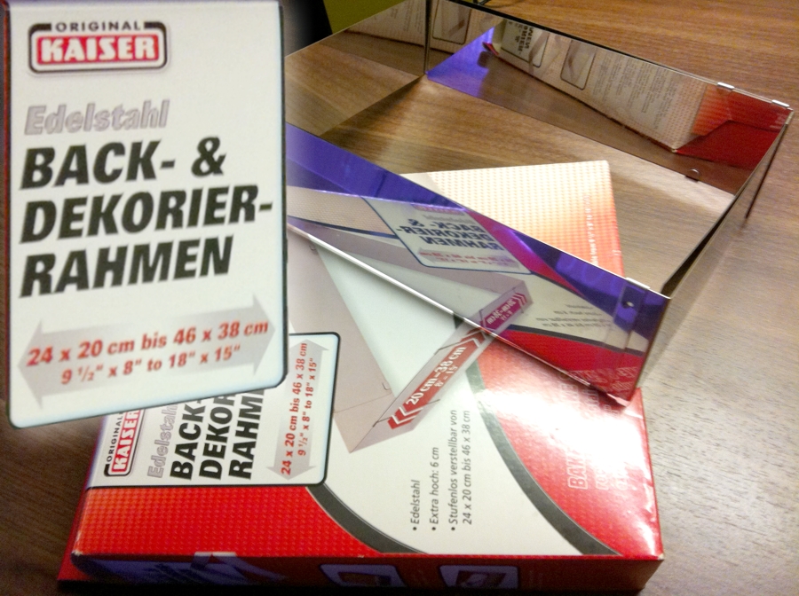Backrahmen Dekorierrahmen