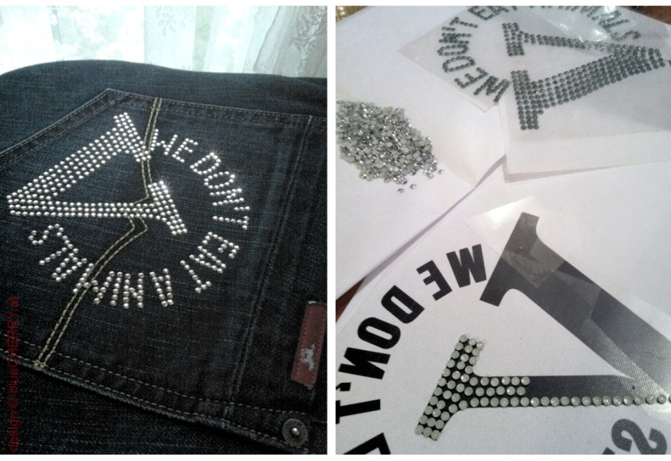 stay V - Bling für Hose oder T-Shirt
