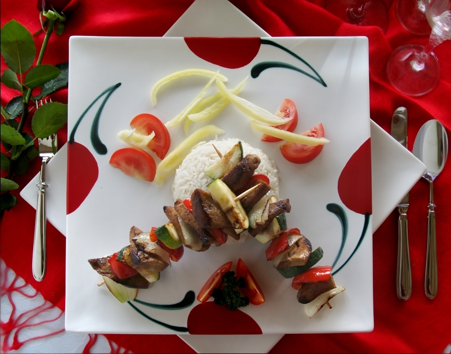 valentinstag valentin vegan kochen rezept spieße