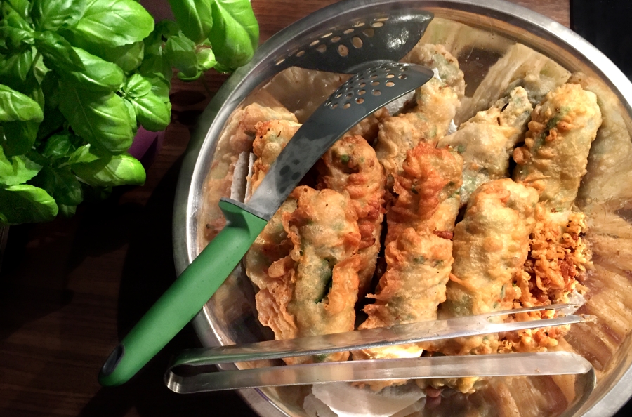 Vegan Rezept Teigrollen Gemüse Reispapier gefüllt
