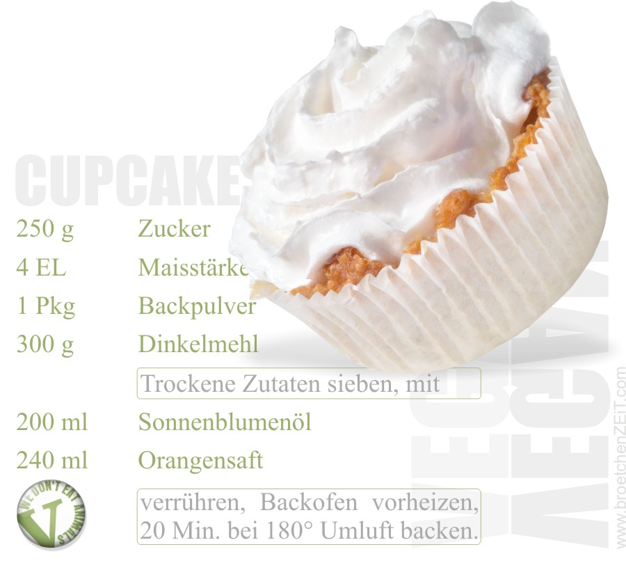 vegan sahne cupcake rezept