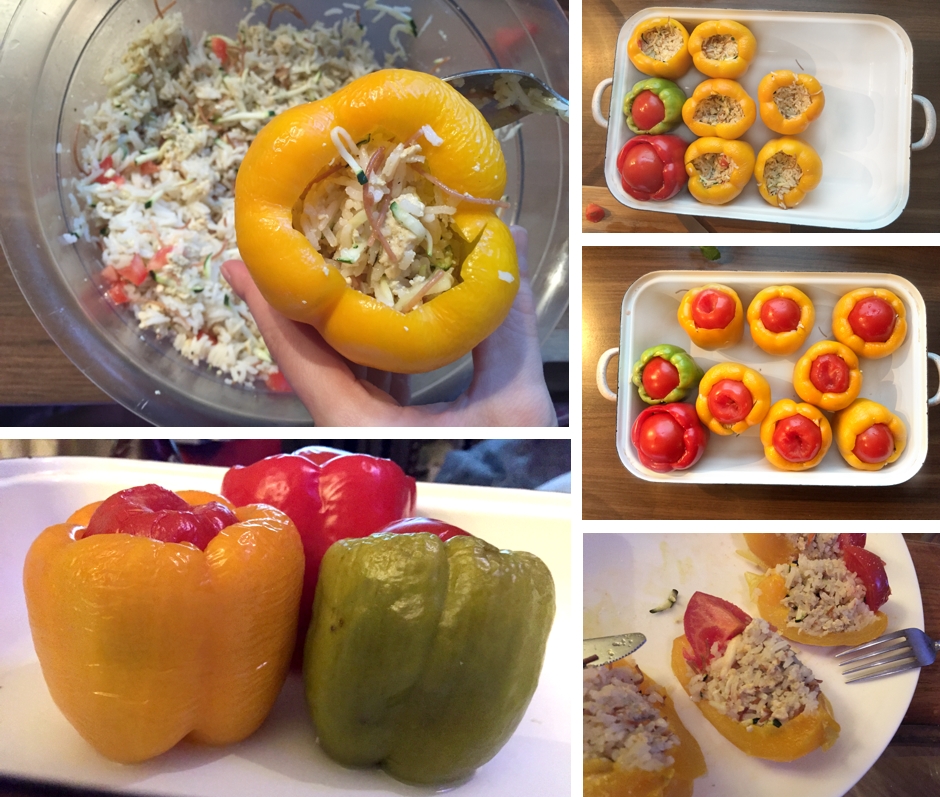 Paprika gefuellt vegan rezept