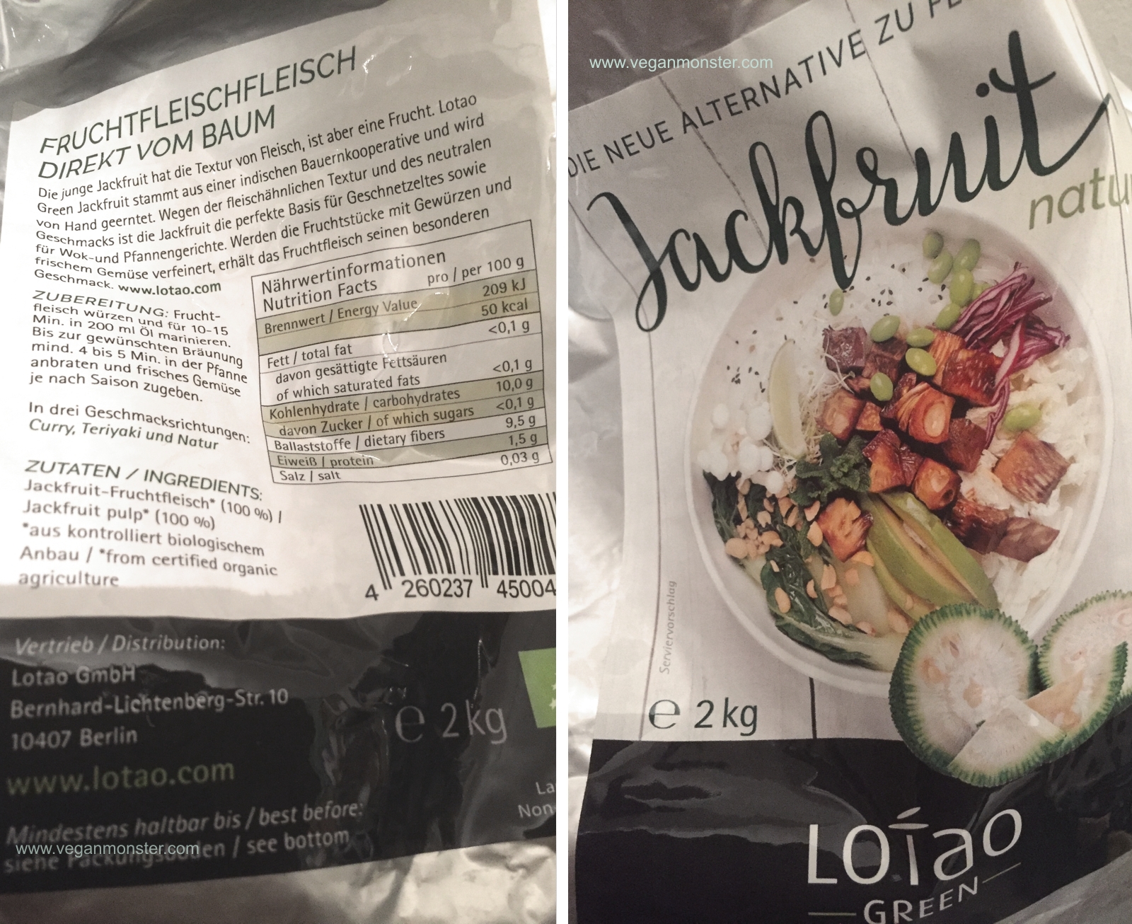 jackfruit großpackung vegan rezept 2 kg € 2,99